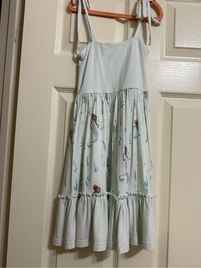Well Dressed Wolf Light Mint Mermaid Tie-Shoulder Dress